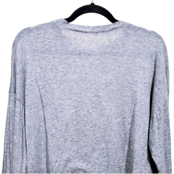 Grayson Threads Womens Cropped Good Vibes Grey T-Shirt Size Medium - Picture 8 of 11